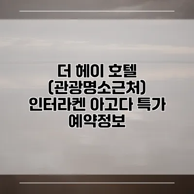 더 헤이 호텔 (관광명소근처) 인터라켄 아고다 특가 예약정보
