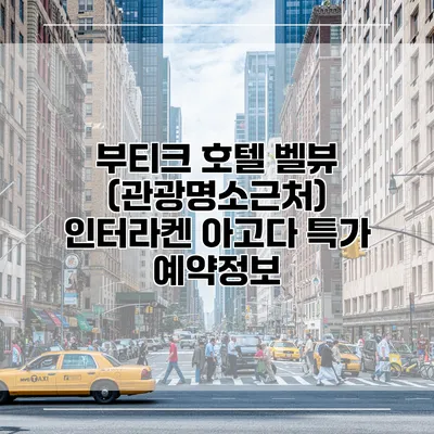 부티크 호텔 벨뷰 (관광명소근처) 인터라켄 아고다 특가 예약정보