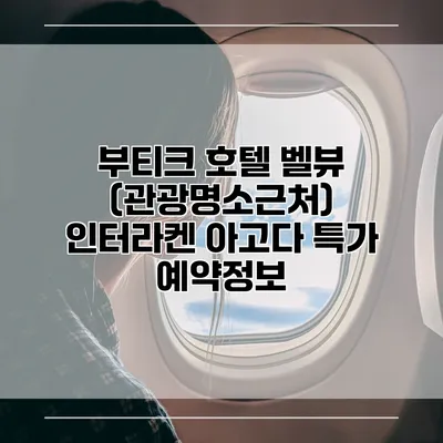 부티크 호텔 벨뷰 (관광명소근처) 인터라켄 아고다 특가 예약정보