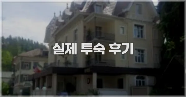 💬 실제 투숙 후기