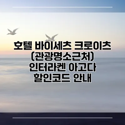 호텔 바이세츠 크로이츠 (관광명소근처) 인터라켄 아고다 할인코드 안내
